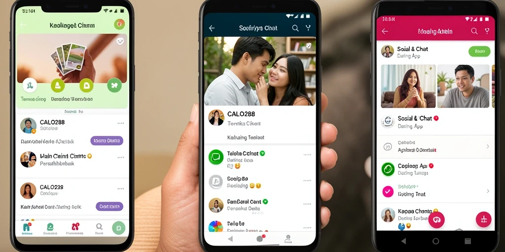 Tampilan antarmuka pengguna CALO288 yang menarik dan intuitif.