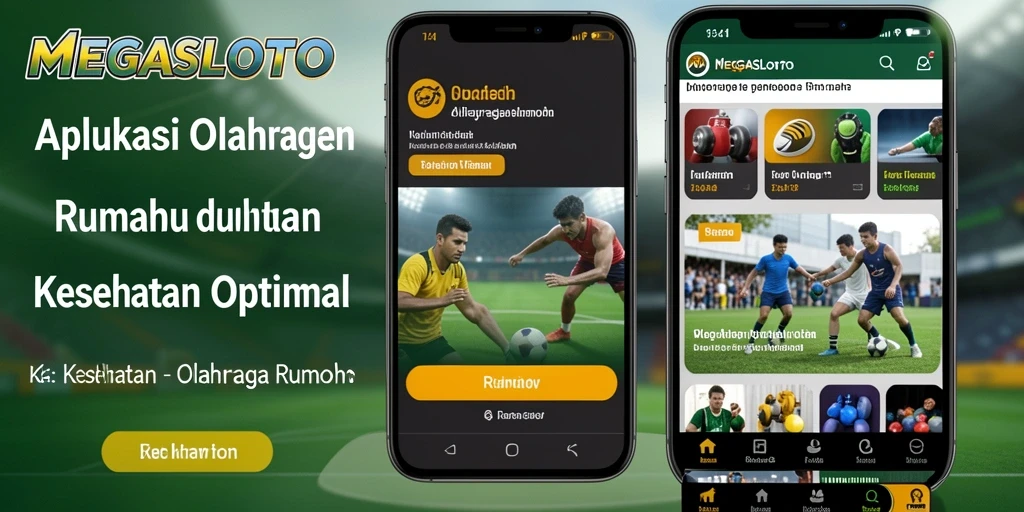 Antarmuka MEGASLOTO dengan berbagai pilihan latihan untuk kesehatan optimal.