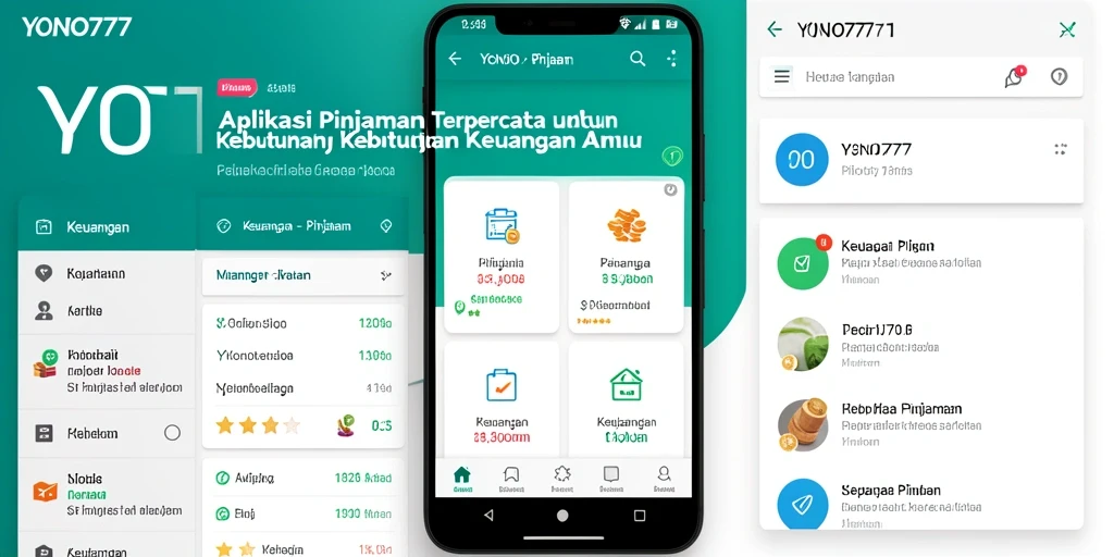 Tampilan antarmuka YONO777 yang sederhana dan intuitif untuk pinjaman cepat.